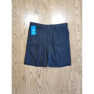 Haggar Mens 38 Golf Short Cool18 PRO Pleated Expandable Waist Quick Dry NEW